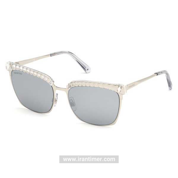 قیمت و خرید عینک آفتابی زنانه کلاسیک (SWAROVSKI) مدل SK 0196 16C 55 | اورجینال و اصلی