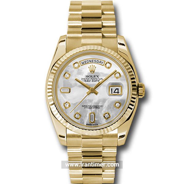 قیمت و خرید ساعت مچی مردانه زنانه رولکس(Rolex) مدل 118238 mdp White کلاسیک فشن | اورجینال و اصلی