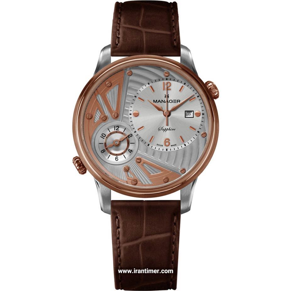قیمت و خرید ساعت مچی مردانه منیجر(MANAGER) مدل MAN-TR-06-BL کلاسیک | اورجینال و اصلی