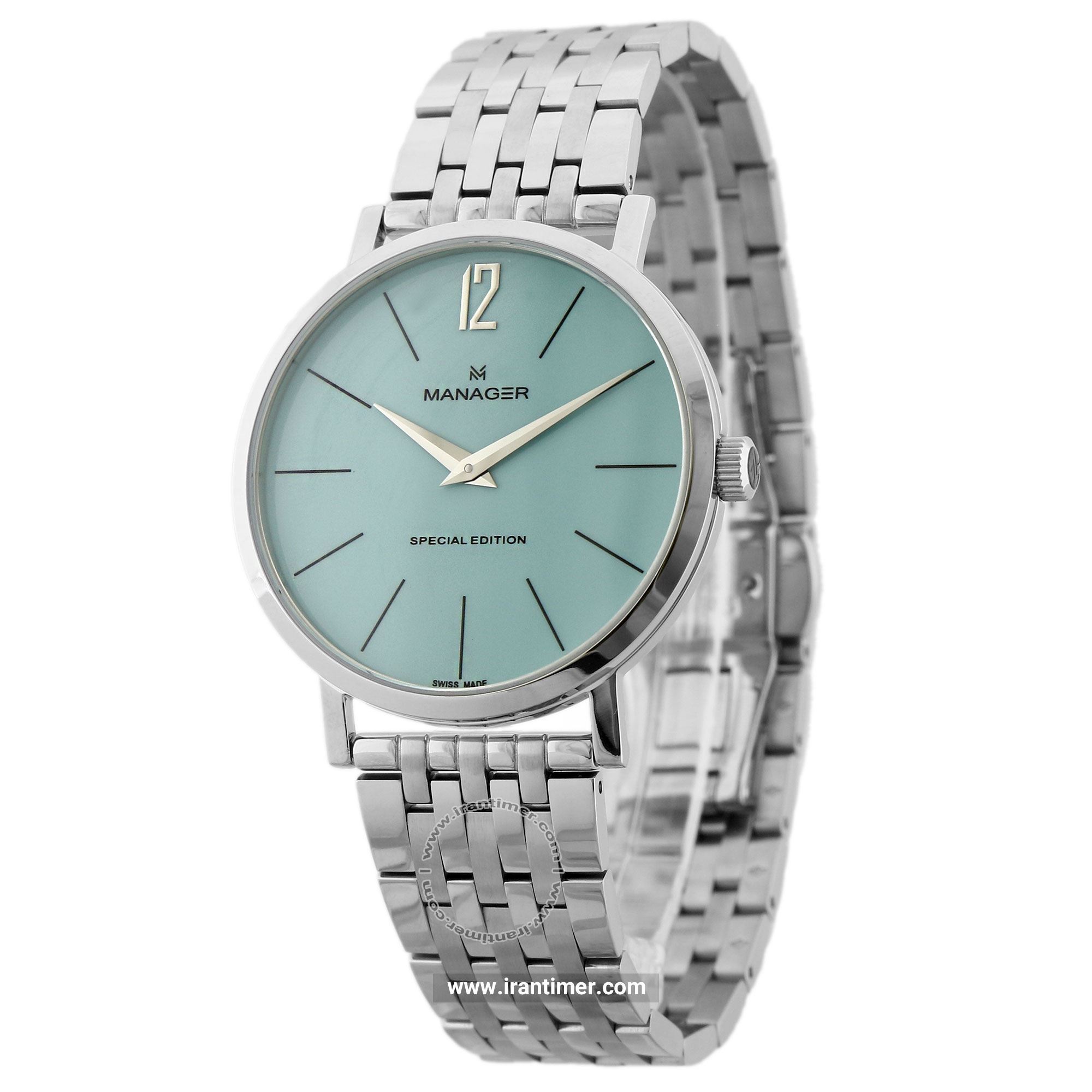 قیمت و خرید ساعت مچی مردانه منیجر(MANAGER) مدل MAN-PS-12-SM کلاسیک | اورجینال و اصلی
