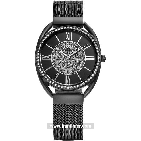 قیمت و خرید ساعت مچی زنانه رومانسون(ROMANSON) مدل RM8A47TLBBA32W-BK فشن | اورجینال و اصلی