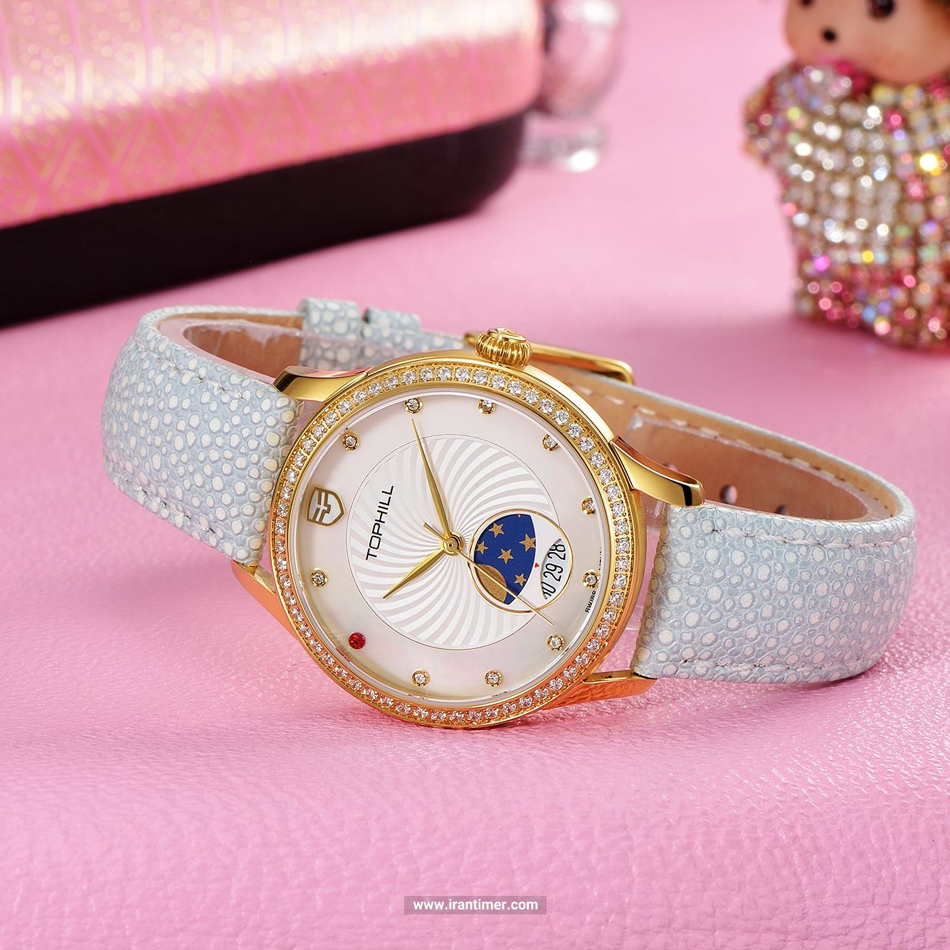 قیمت و خرید ساعت مچی زنانه تاپ هیل(TOPHILL) مدل TE030L.NW2267 فشن | اورجینال و اصلی