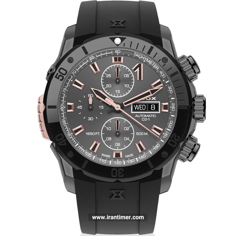 قیمت و خرید ساعت مچی مردانه ادُکس(EDOX) مدل 0112837GNRCAGNR اسپرت | اورجینال و اصلی