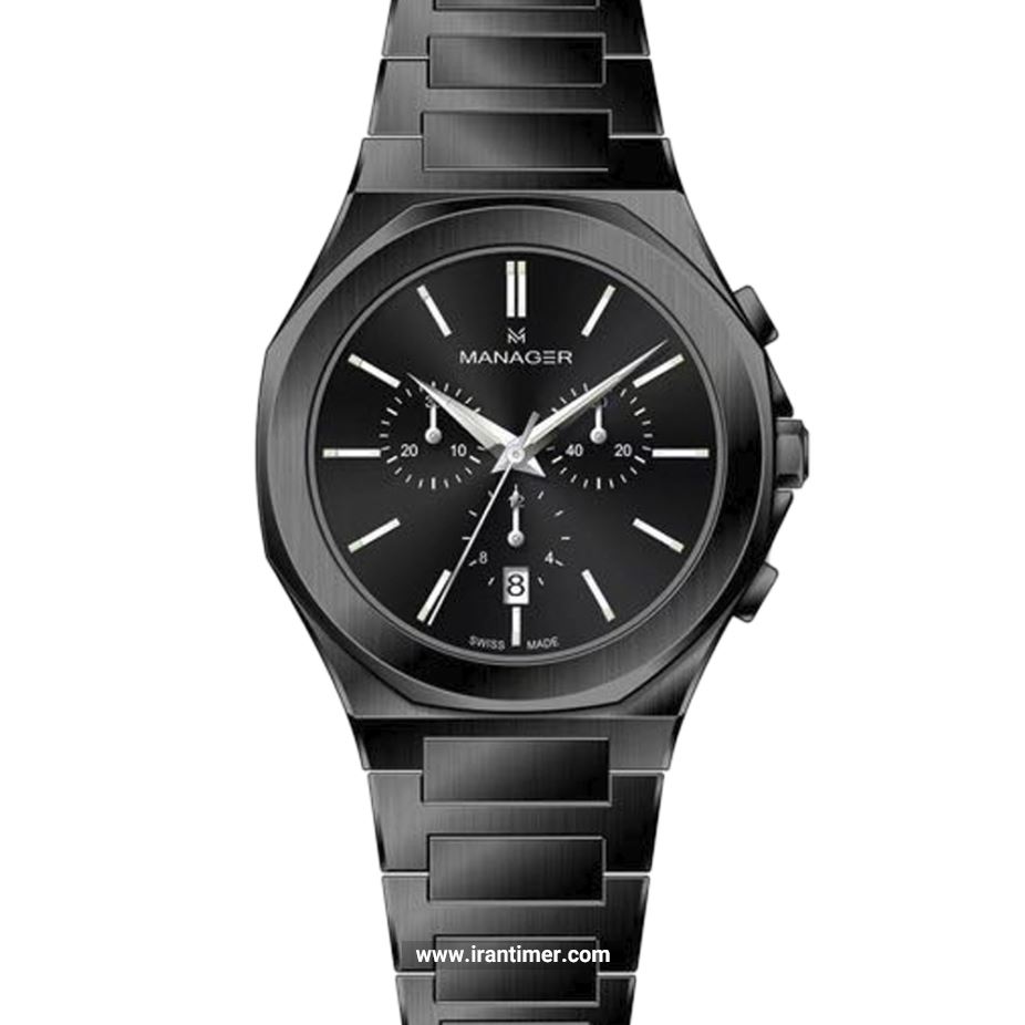 قیمت و خرید ساعت مچی مردانه منیجر(MANAGER) مدل MAN-RS-111-NM کلاسیک | اورجینال و اصلی