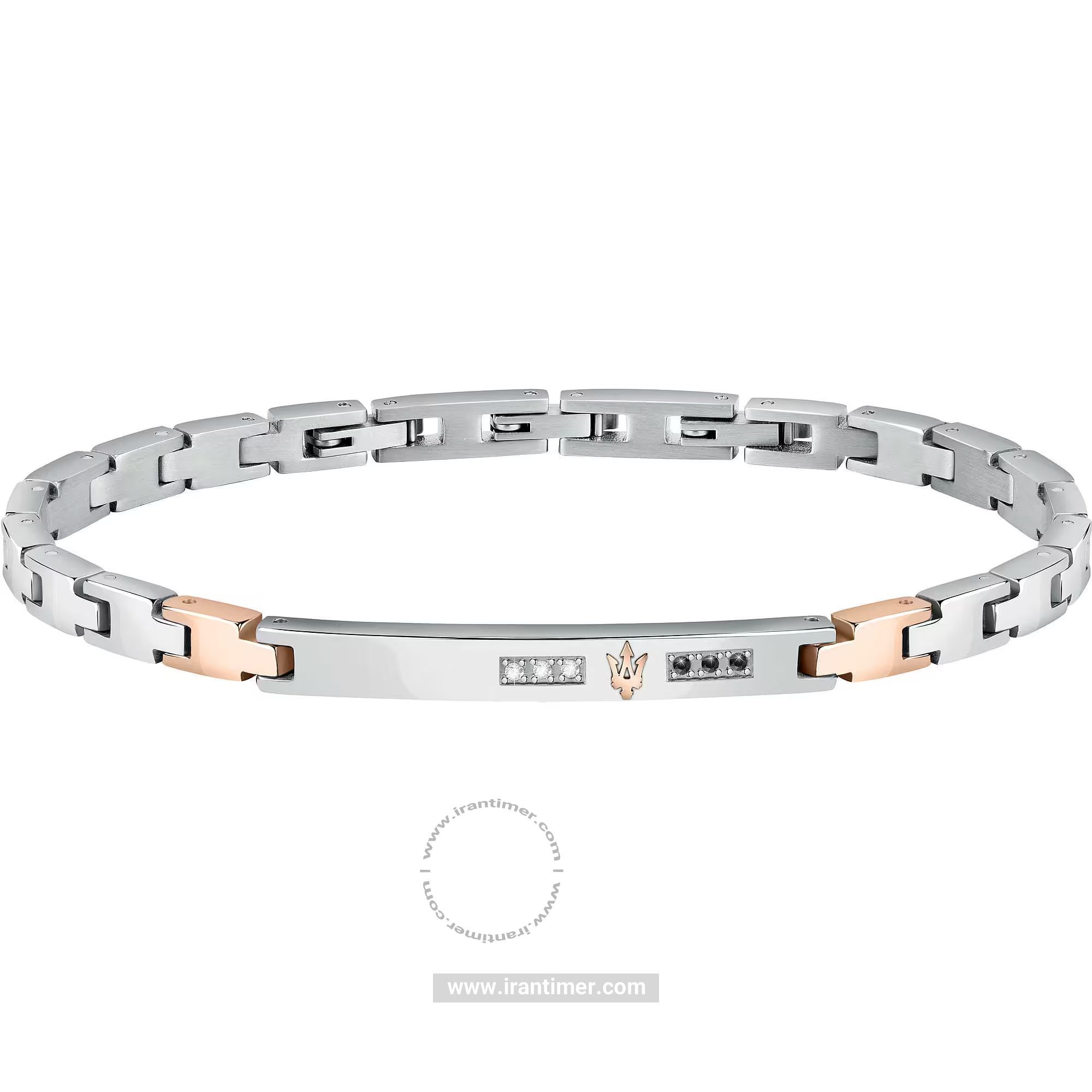 قیمت و خرید دستبند باز مردانه مازراتی(MASERATI) مدل JM521ATY11 فشن (ست لباس) | اورجینال و اصلی