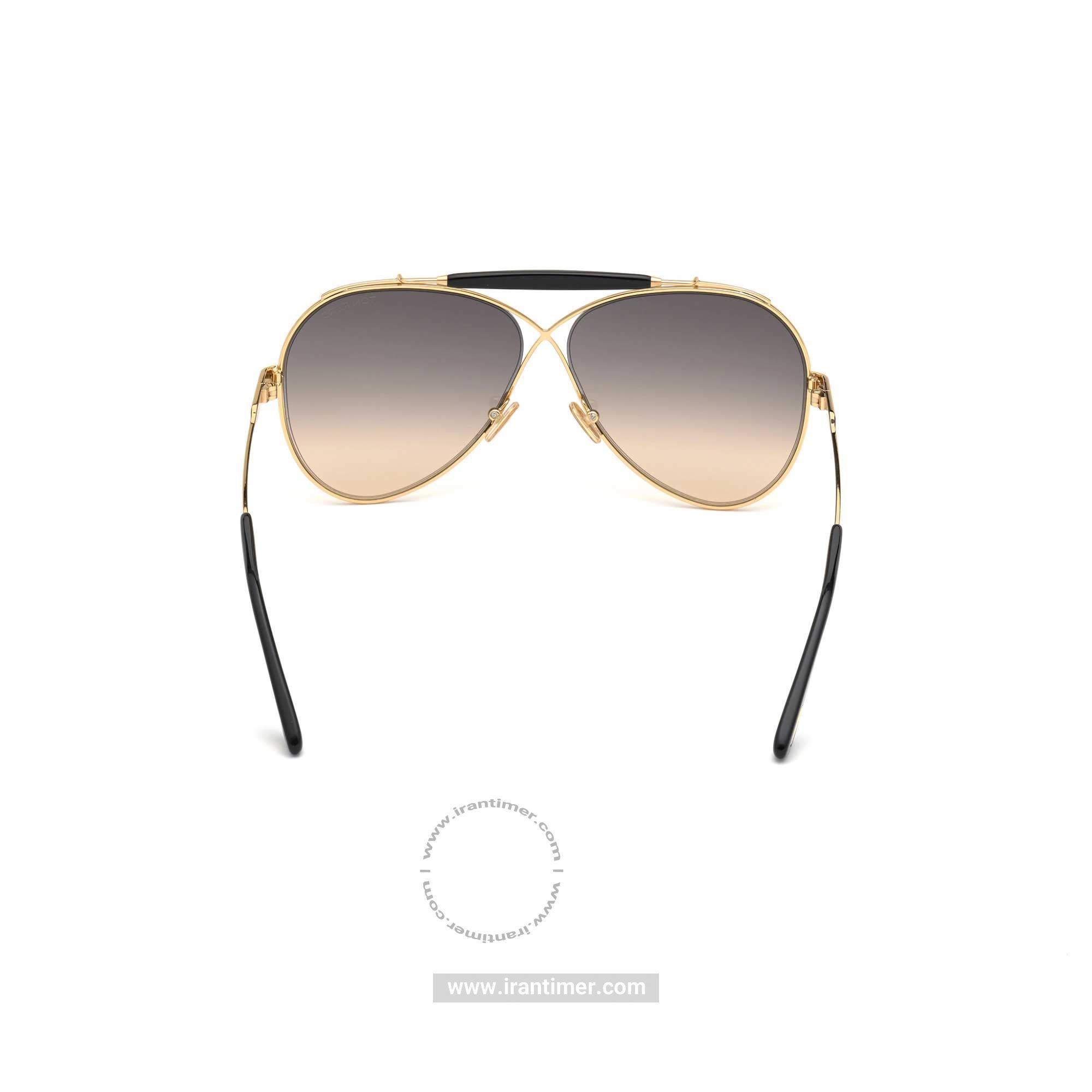 قیمت و خرید عینک آفتابی زنانه مردانه خلبانی (TOM FORD) مدل FT 0818 30B 60 | اورجینال و اصلی
