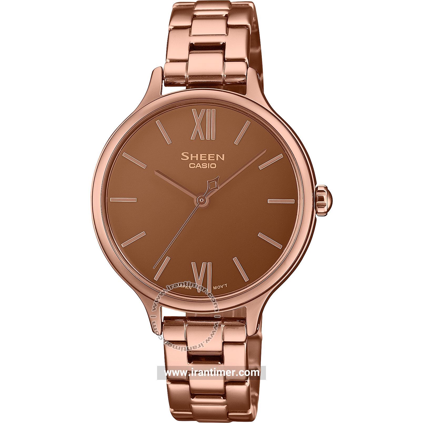 قیمت و خرید ساعت مچی زنانه کاسیو (CASIO) شین مدل SHE-4560PG-4AUDF کلاسیک | اورجینال و اصلی
