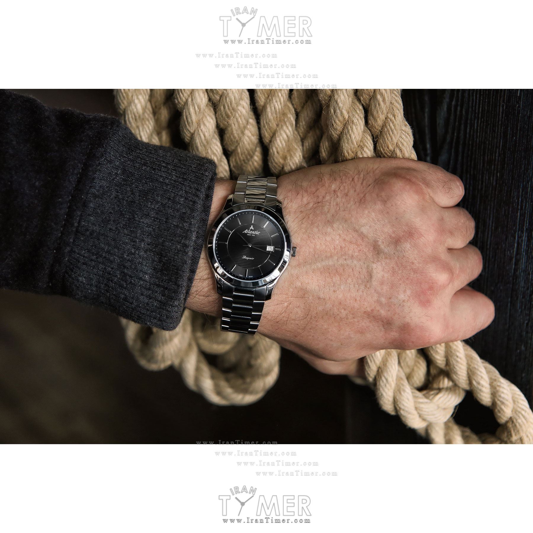 قیمت و خرید ساعت مچی مردانه آتلانتیک(ATLANTIC) مدل AC-60335.41.61 کلاسیک | اورجینال و اصلی