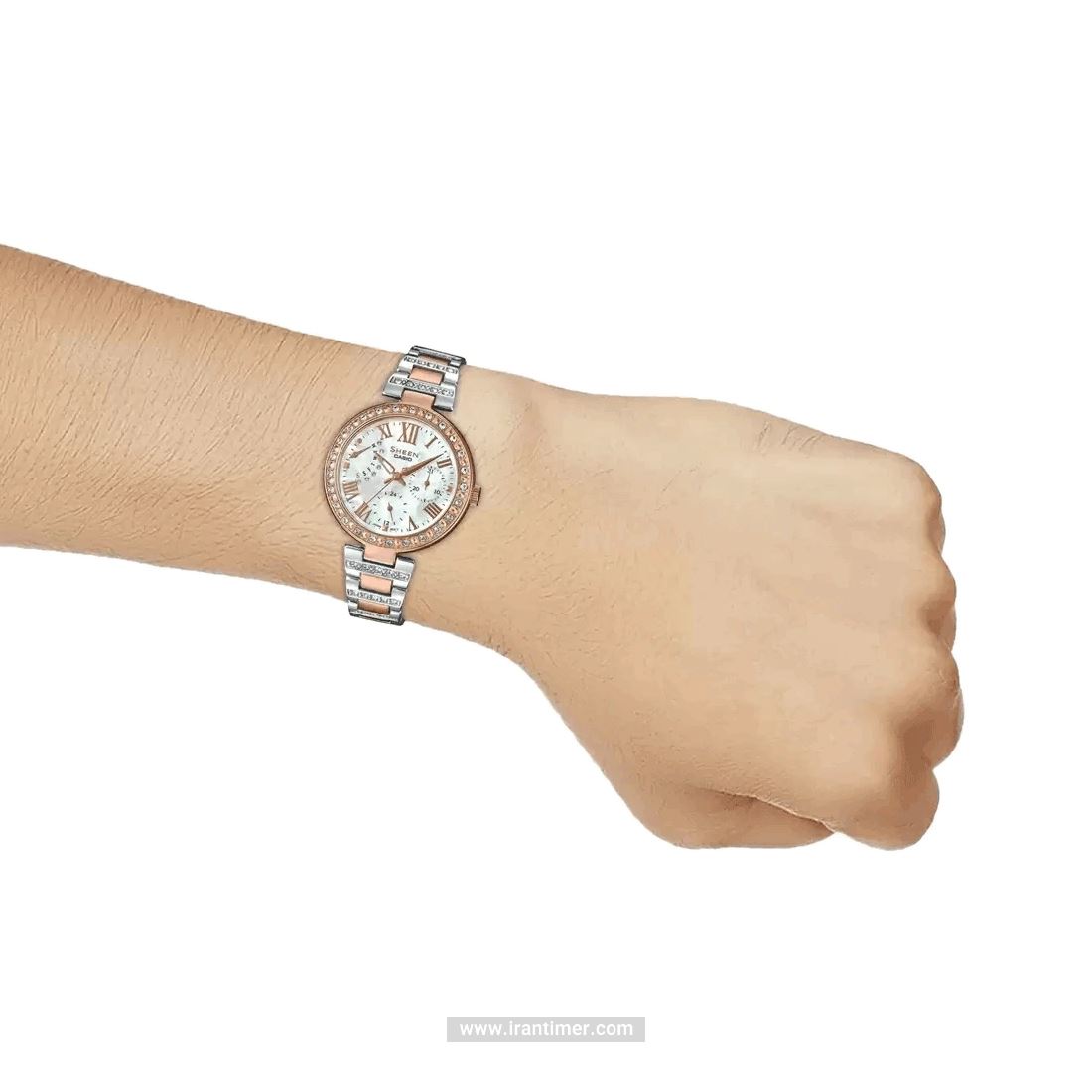 قیمت و خرید ساعت مچی زنانه کاسیو (CASIO) شین مدل SHE-3043SPG-7BUDR فشن | اورجینال و اصلی