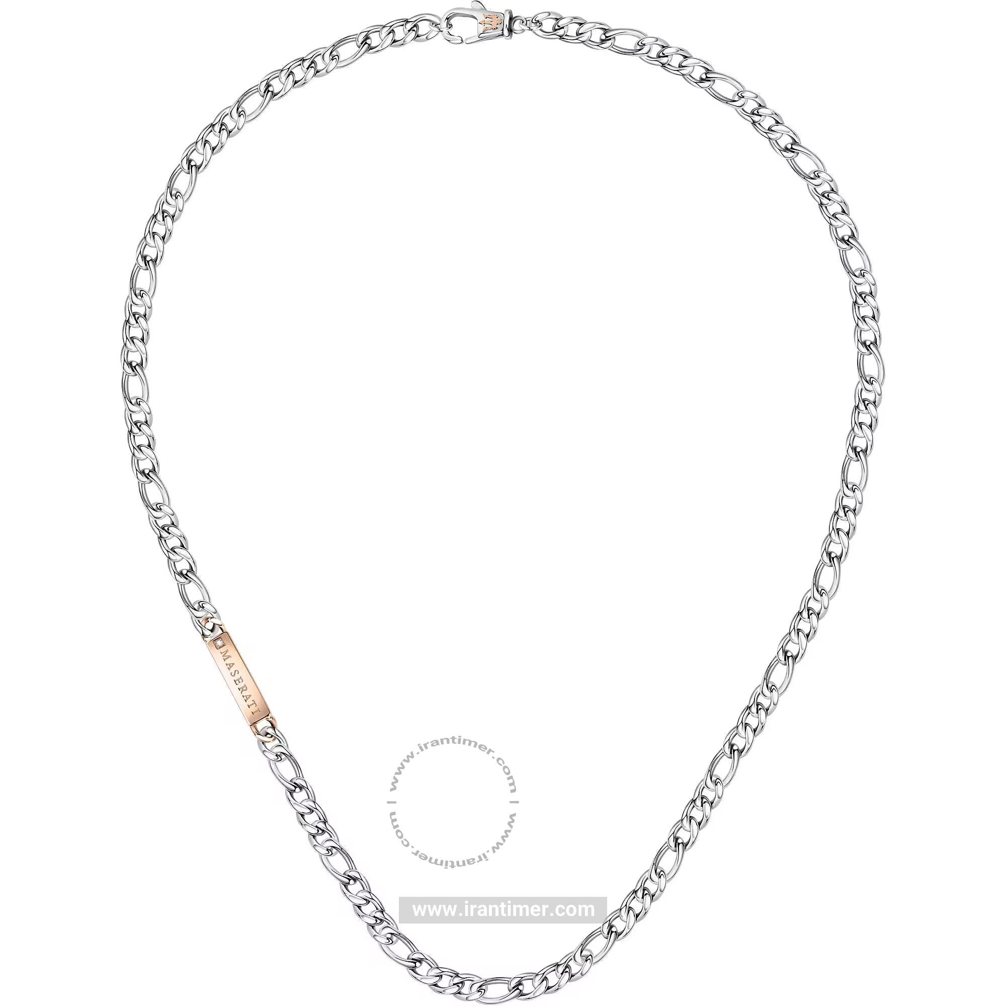 قیمت و خرید گردنبند مردانه مازراتی(MASERATI) مدل JM221ATY01 کلاسیک | اورجینال و اصلی