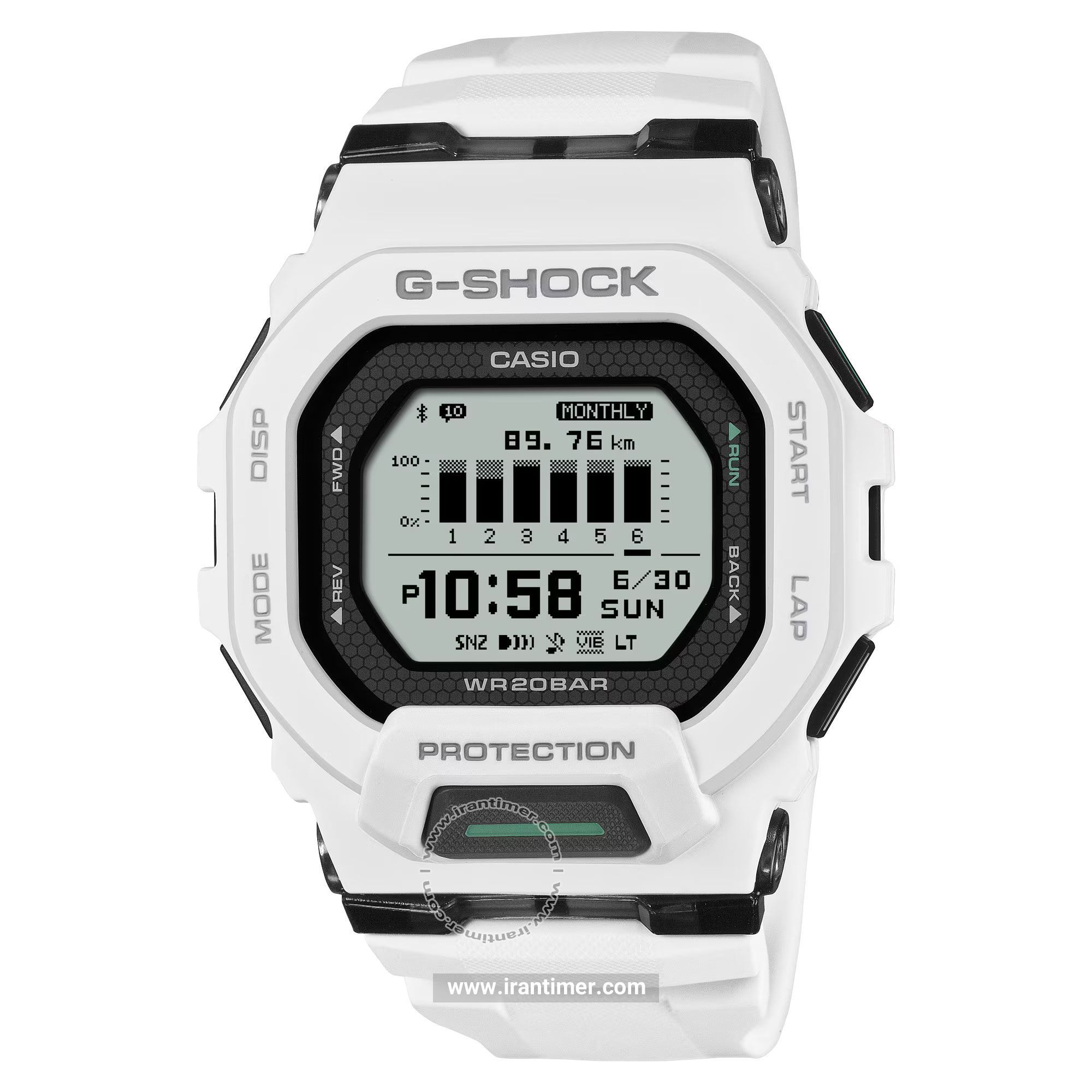 قیمت و خرید ساعت مچی مردانه کاسیو (CASIO) جی شاک مدل GBD-200-7DR اسپرت | اورجینال و اصلی