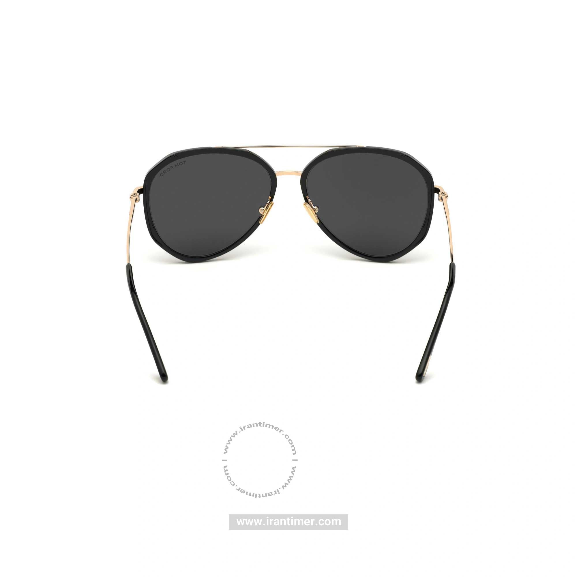 قیمت و خرید عینک آفتابی مردانه خلبانی (TOM FORD) مدل FT 0749 01A 60 | اورجینال و اصلی