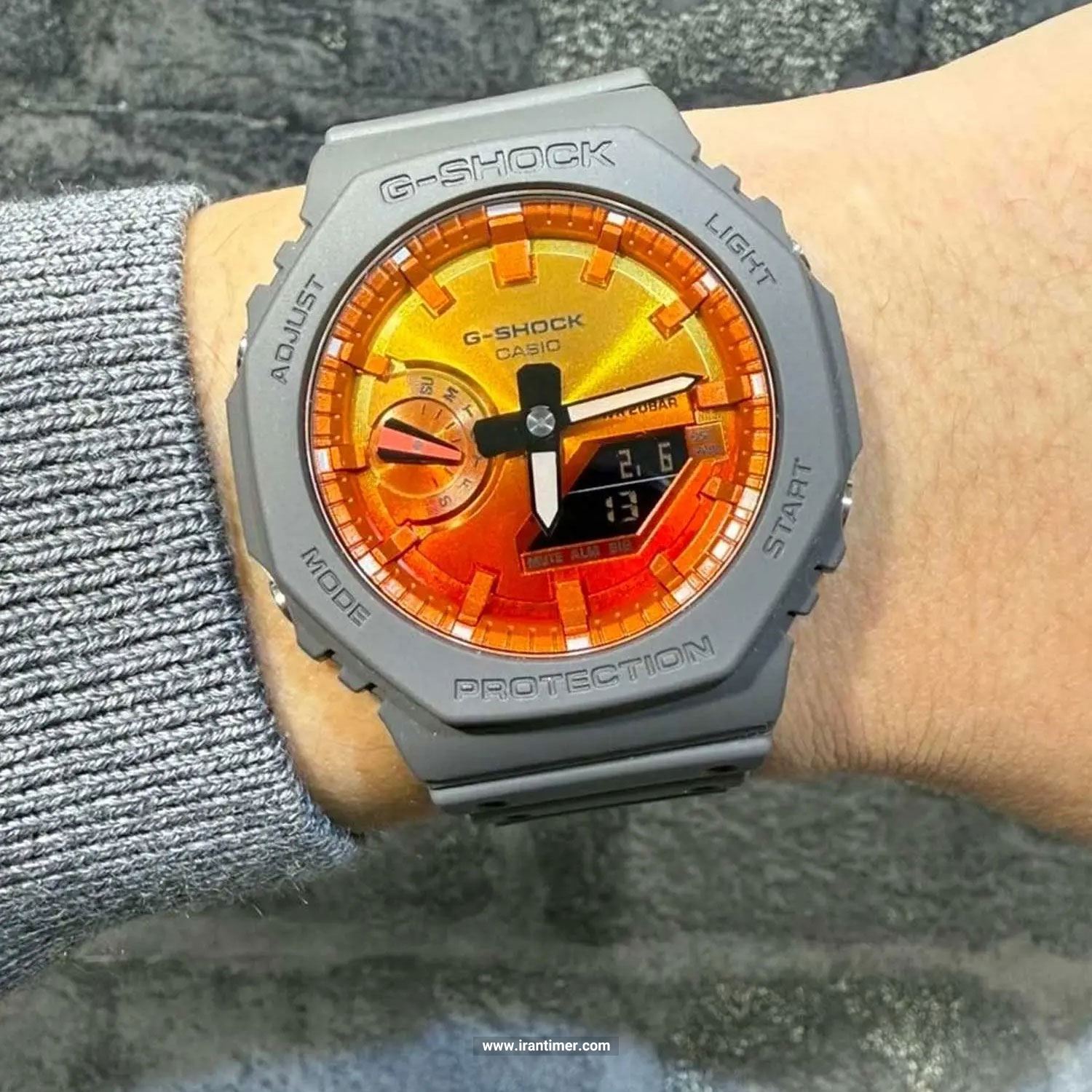 قیمت و خرید ساعت مچی مردانه کاسیو (CASIO) مدل GA-2100FL-8ADR اسپرت | اورجینال و اصلی