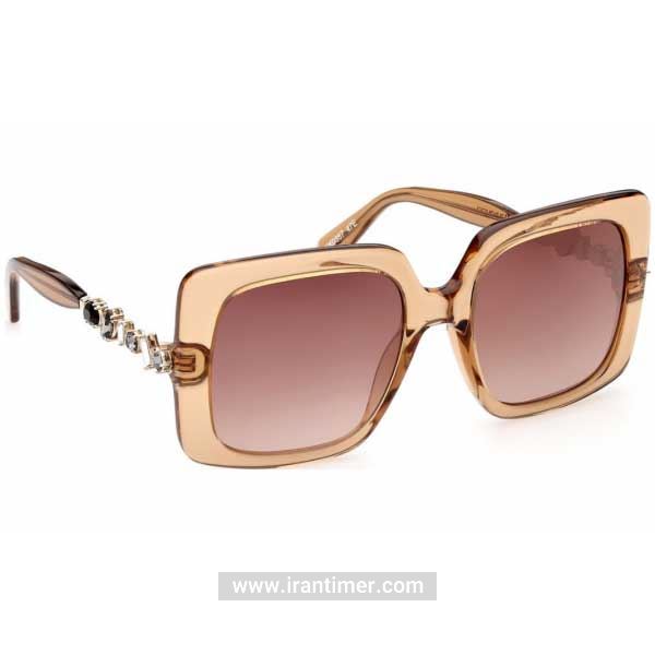 قیمت و خرید عینک آفتابی زنانه فشن (SWAROVSKI) مدل SK 0357 47E 54 | اورجینال و اصلی