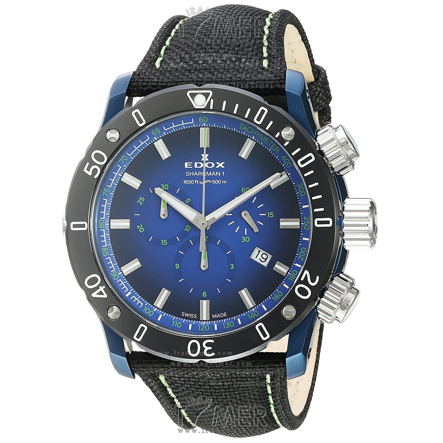 قیمت و خرید ساعت مچی مردانه ادُکس(EDOX) مدل 10221357BUBUV اسپرت | اورجینال و اصلی