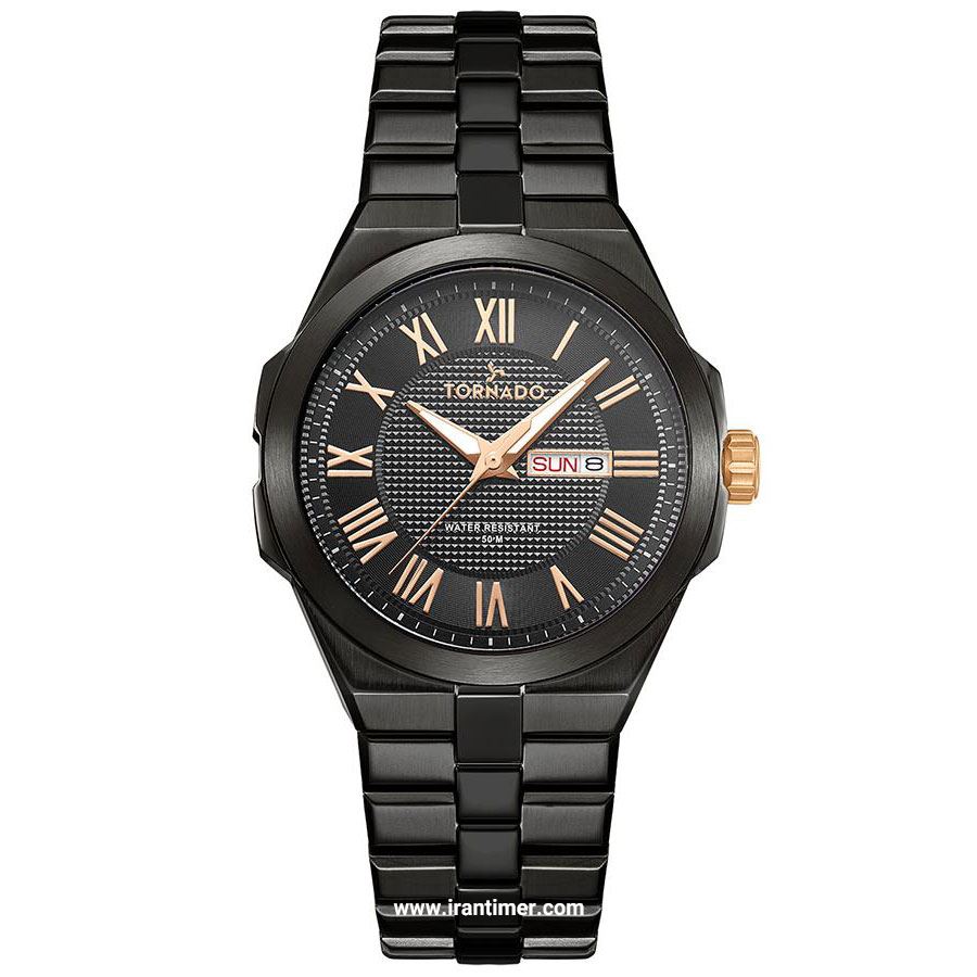 قیمت و خرید ساعت مچی مردانه تورنادو(Tornado) مدل T8007B-BBBBK کلاسیک | اورجینال و اصلی