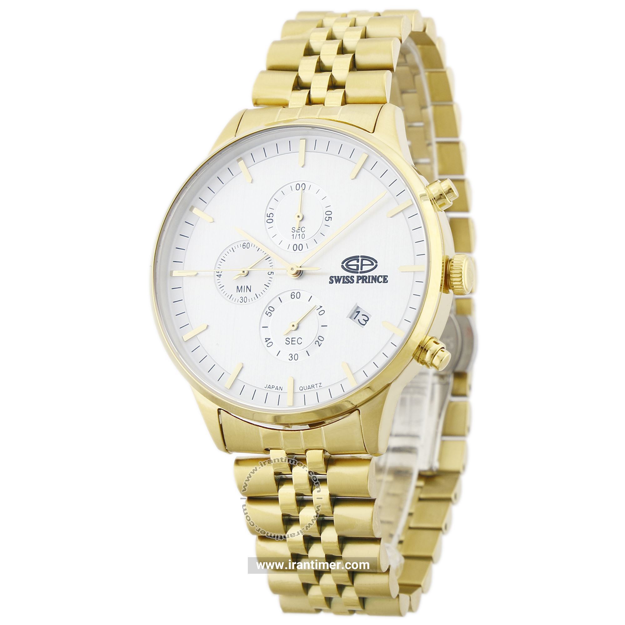 قیمت و خرید ساعت مچی مردانه سوئیس پرنس(Swiss Prince) مدل 000841M-GSG کلاسیک | اورجینال و اصلی