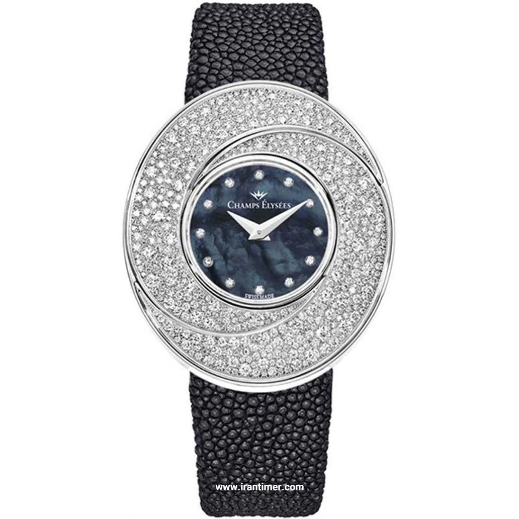 قیمت و خرید ساعت مچی زنانه شانزلیزه(Champs-Élysées) مدل 03Q-STD01-BL01 فشن | اورجینال و اصلی