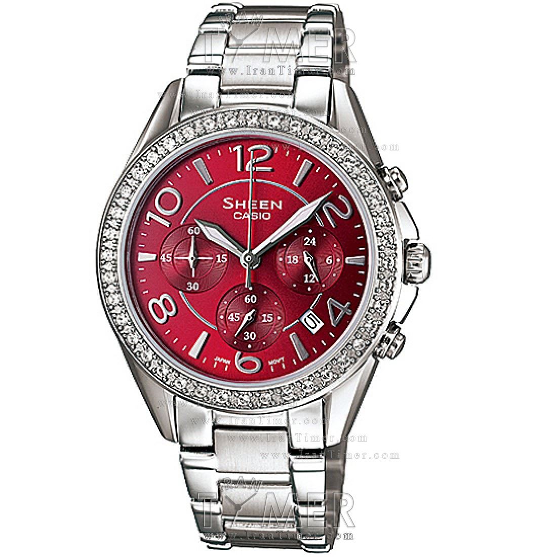 قیمت و خرید ساعت مچی زنانه کاسیو (CASIO) شین مدل SHE-5022D-4ADR کلاسیک فشن | اورجینال و اصلی