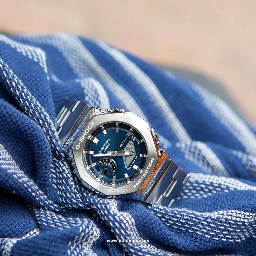 قیمت و خرید ساعت مچی مردانه کاسیو (CASIO) جی شاک مدل GM-2110D-2BDR اسپرت | اورجینال و اصلی