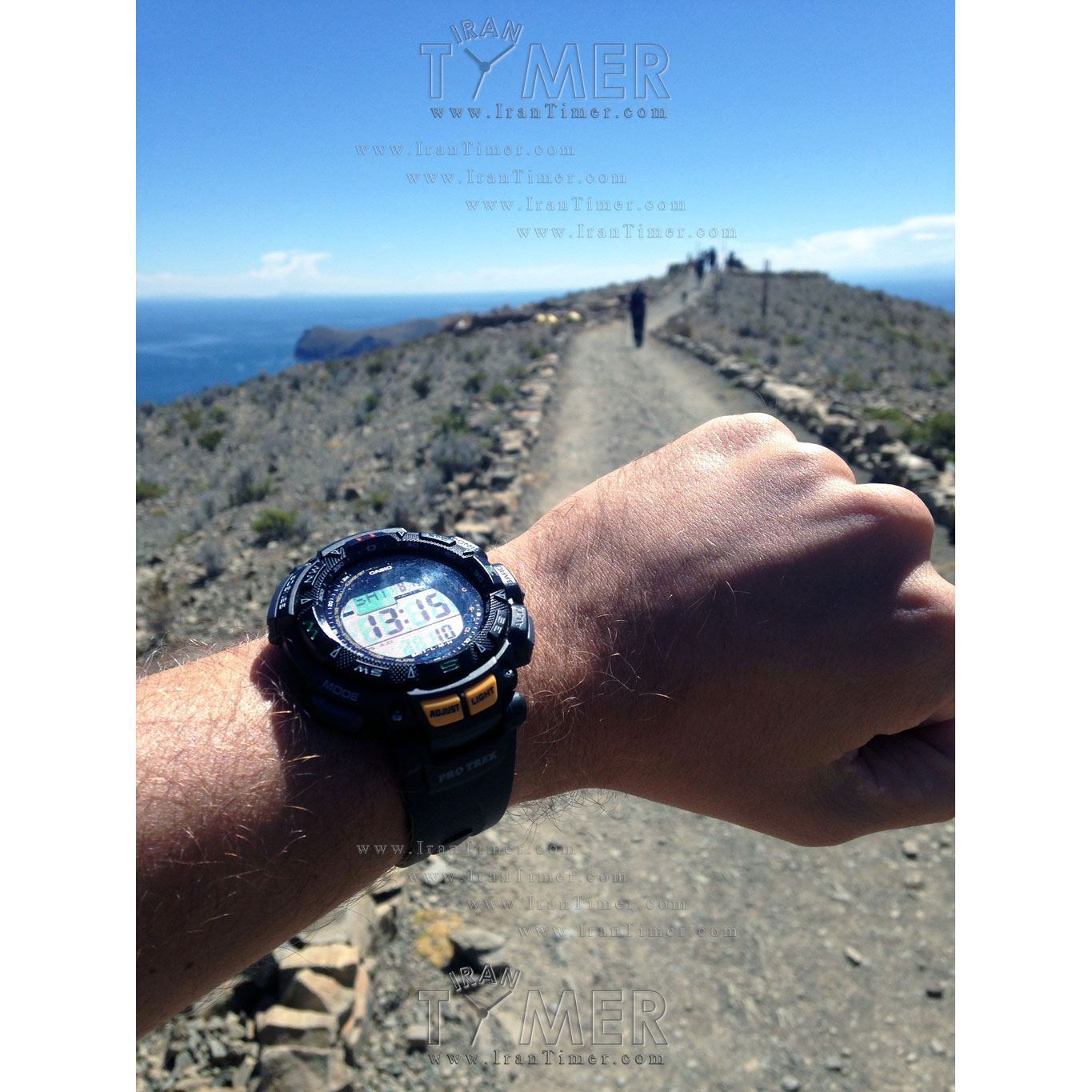 قیمت و خرید ساعت مچی مردانه کاسیو (CASIO) پروترک مدل PRG-240-1DR اسپرت | اورجینال و اصلی