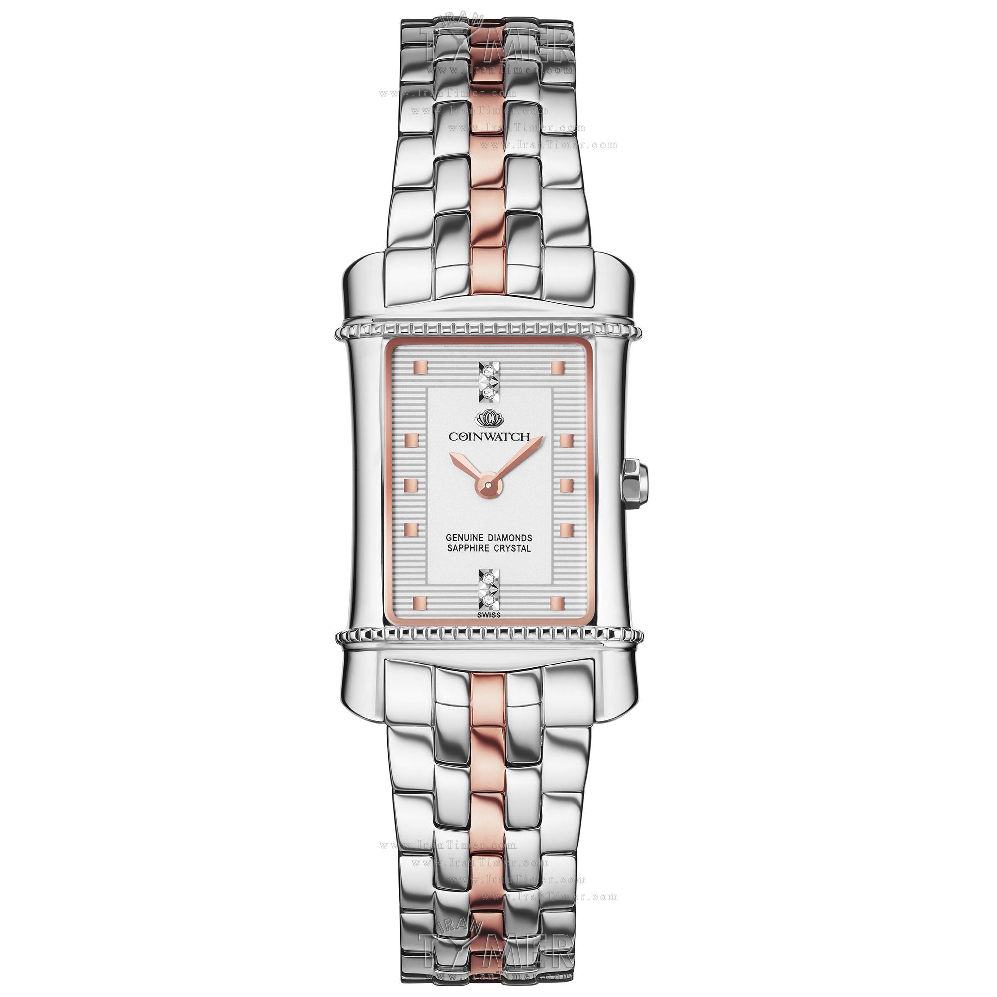 قیمت و خرید ساعت مچی زنانه کوین واچ(COINWATCH) مدل C164RWH کلاسیک | اورجینال و اصلی