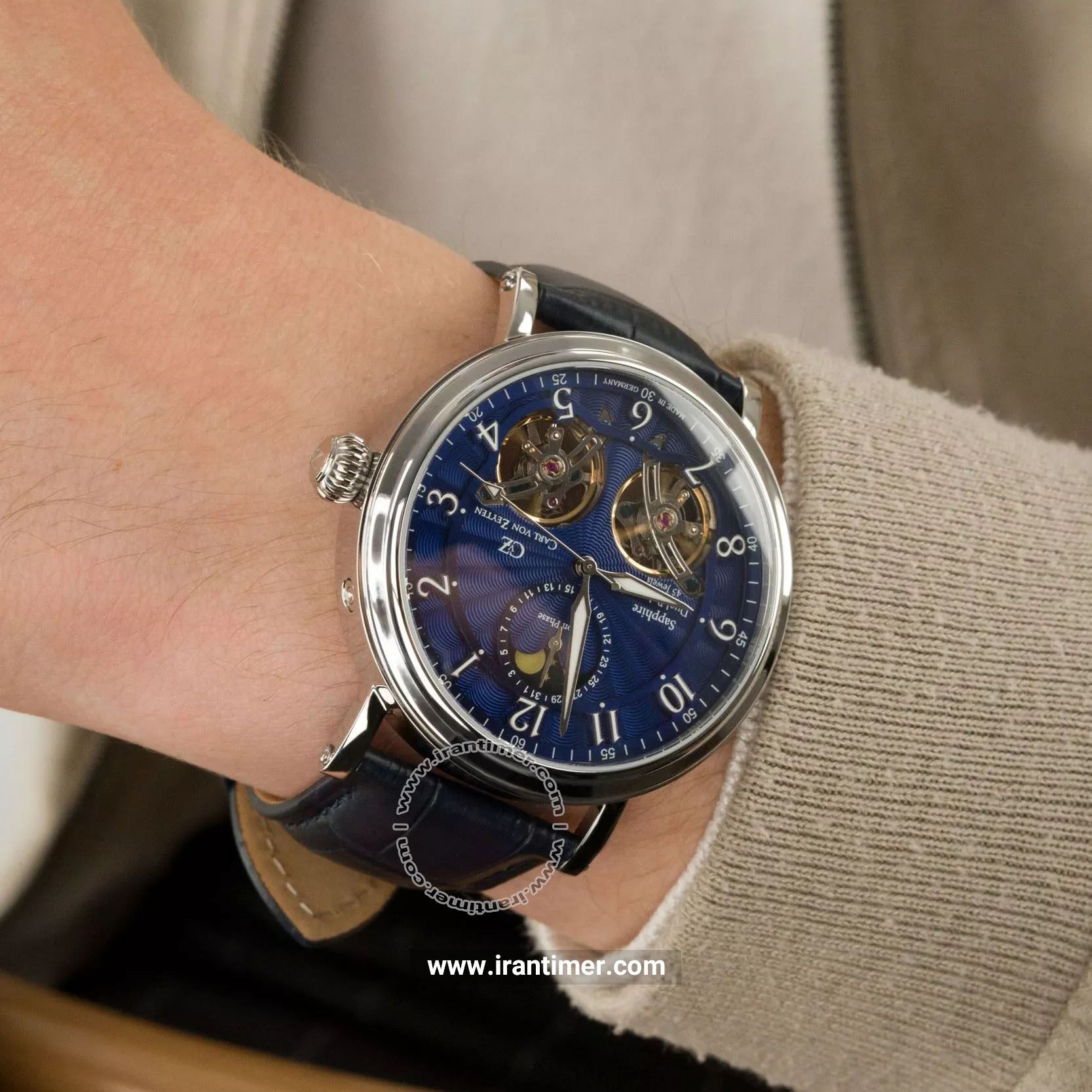 قیمت و خرید ساعت مچی مردانه کارل ون زیتن(CARL VON ZEYTEN) مدل CVZ0054BLS کلاسیک | اورجینال و اصلی