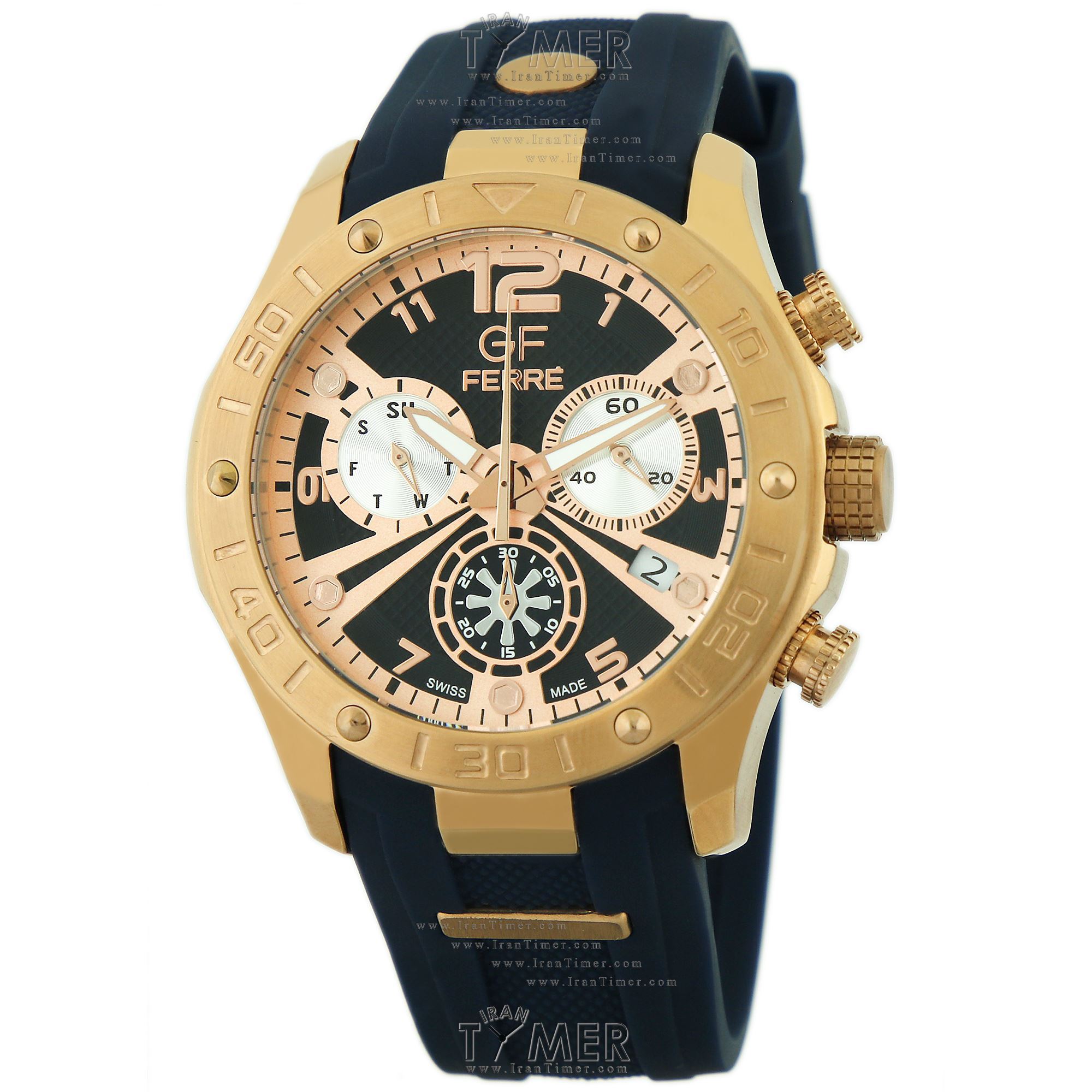 قیمت و خرید ساعت مچی مردانه جی اف فره(GF FERRE) مدل GF.DU410458-1 اسپرت | اورجینال و اصلی