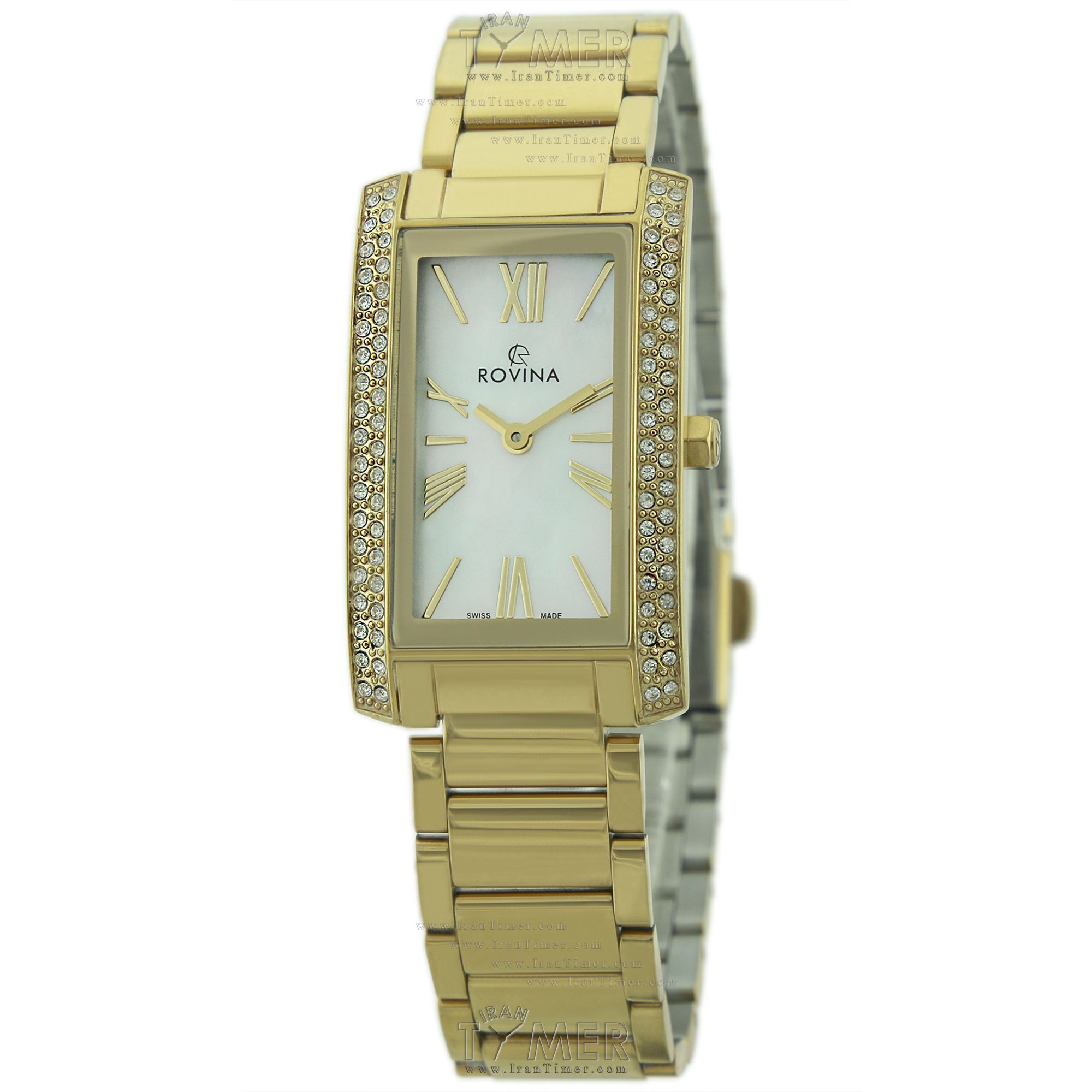 قیمت و خرید ساعت مچی زنانه رُوینا(ROVINA) مدل 51164L3BW فشن | اورجینال و اصلی