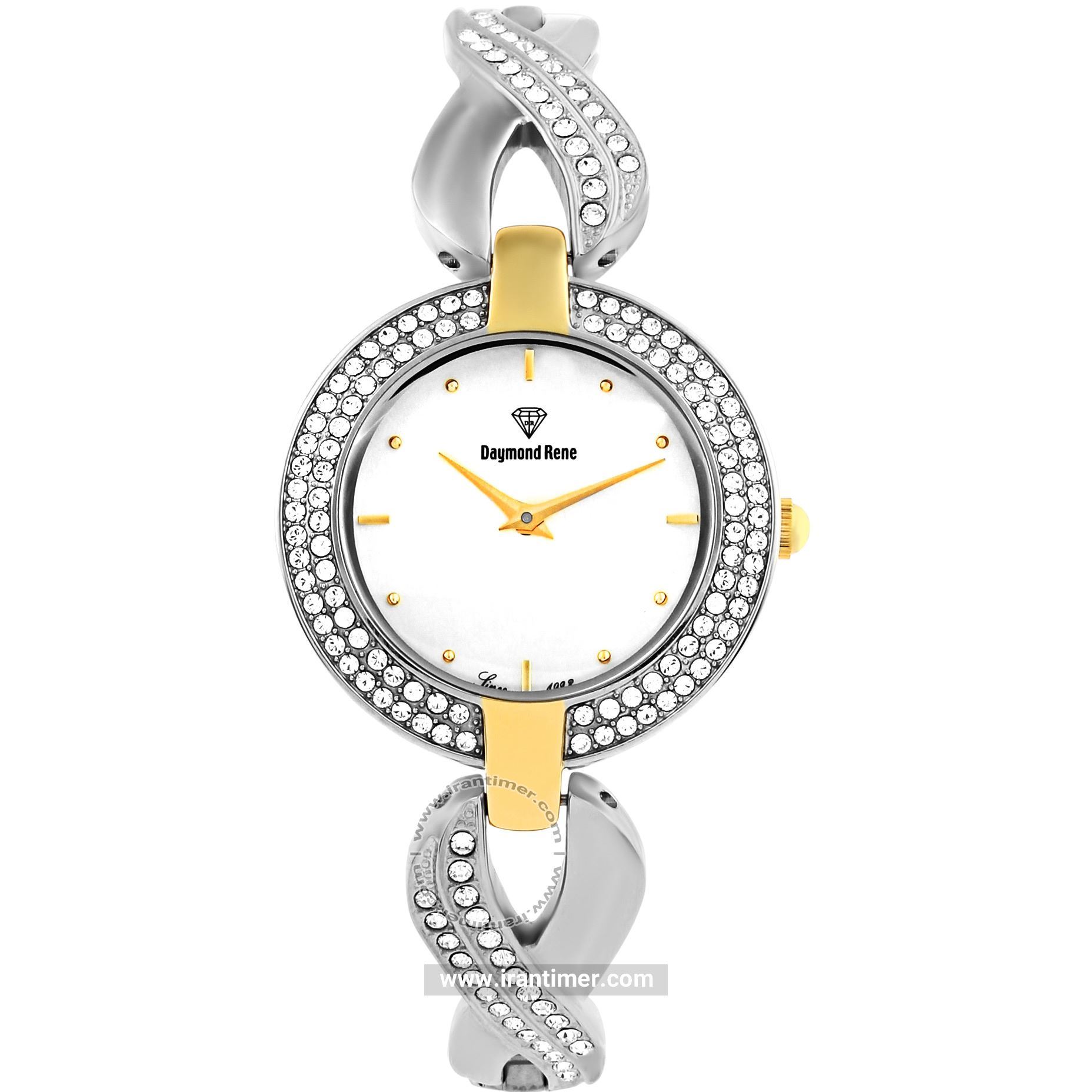 قیمت و خرید ساعت مچی زنانه دیموند رنه(DAYMOND RENE) مدل 2130TB-SG1 فشن | اورجینال و اصلی