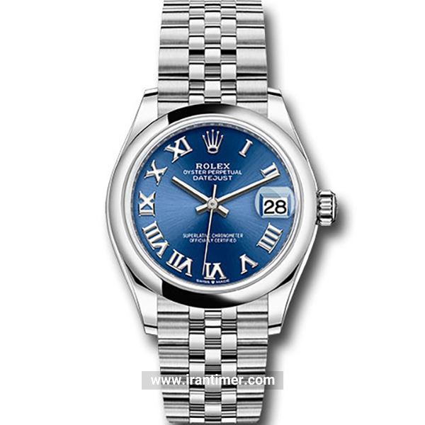 قیمت و خرید ساعت مچی زنانه رولکس(Rolex) مدل 278240 BLRJ BLUE کلاسیک | اورجینال و اصلی