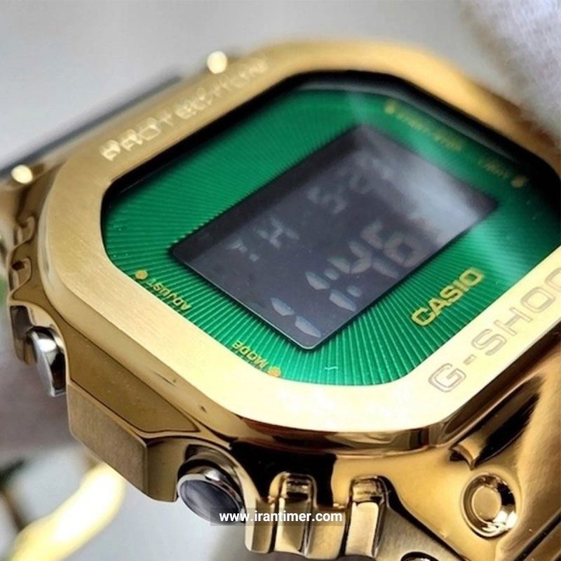 قیمت و خرید ساعت مچی مردانه کاسیو (CASIO) جی شاک مدل GM-5600CL-3DR اسپرت | اورجینال و اصلی