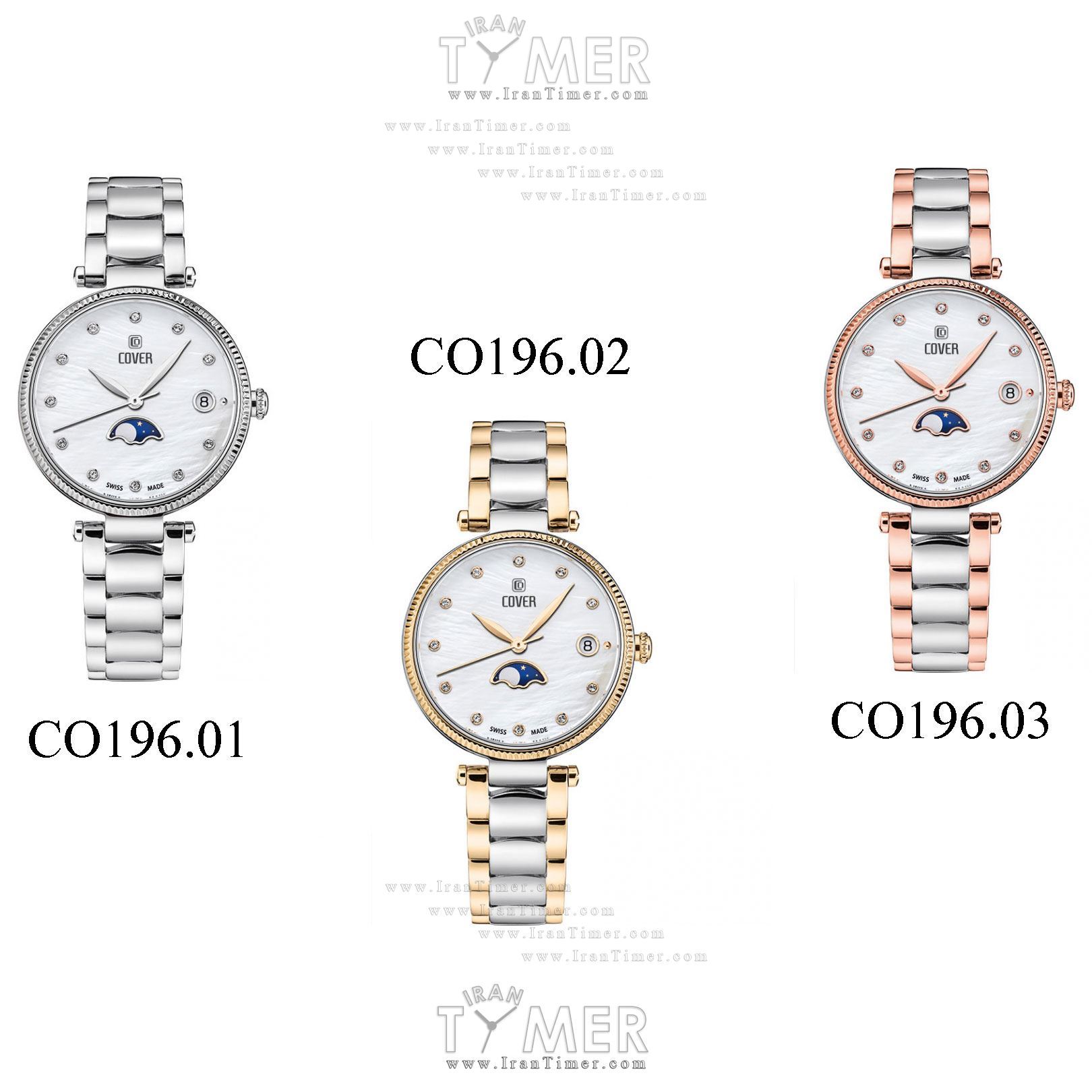 قیمت و خرید ساعت مچی زنانه کاور(COVER) مدل CO196.03 فشن | اورجینال و اصلی