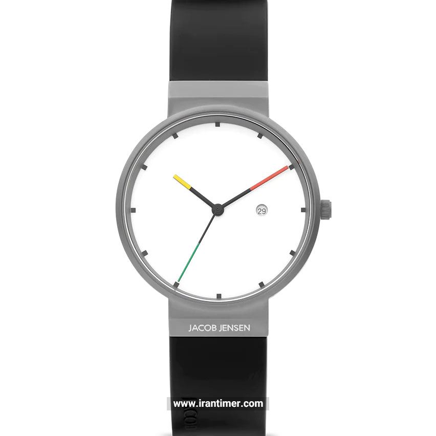 قیمت و خرید ساعت مچی مردانه جیکوب جنسن(Jacob Jensen) مدل TITANIUM 642-Black اسپرت | اورجینال و اصلی