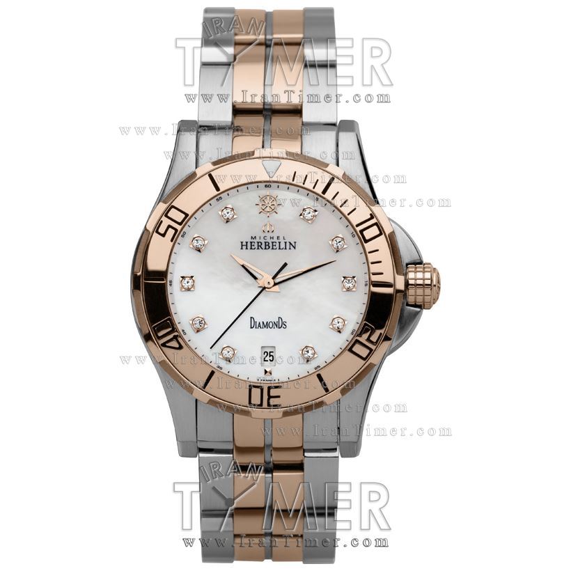 قیمت و خرید ساعت مچی زنانه مایکل هربلین(MICHEL HERBELIN) مدل 12591/T5R19B کلاسیک | اورجینال و اصلی