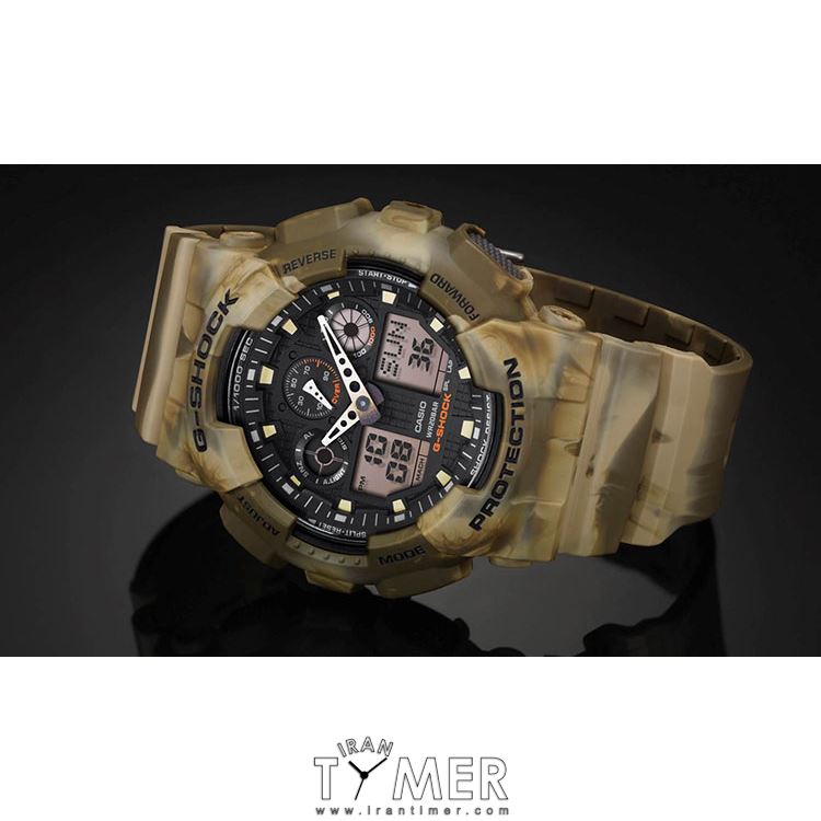 قیمت و خرید ساعت مچی مردانه کاسیو (CASIO) جی شاک مدل GA-100MM-5ADR اسپرت | اورجینال و اصلی