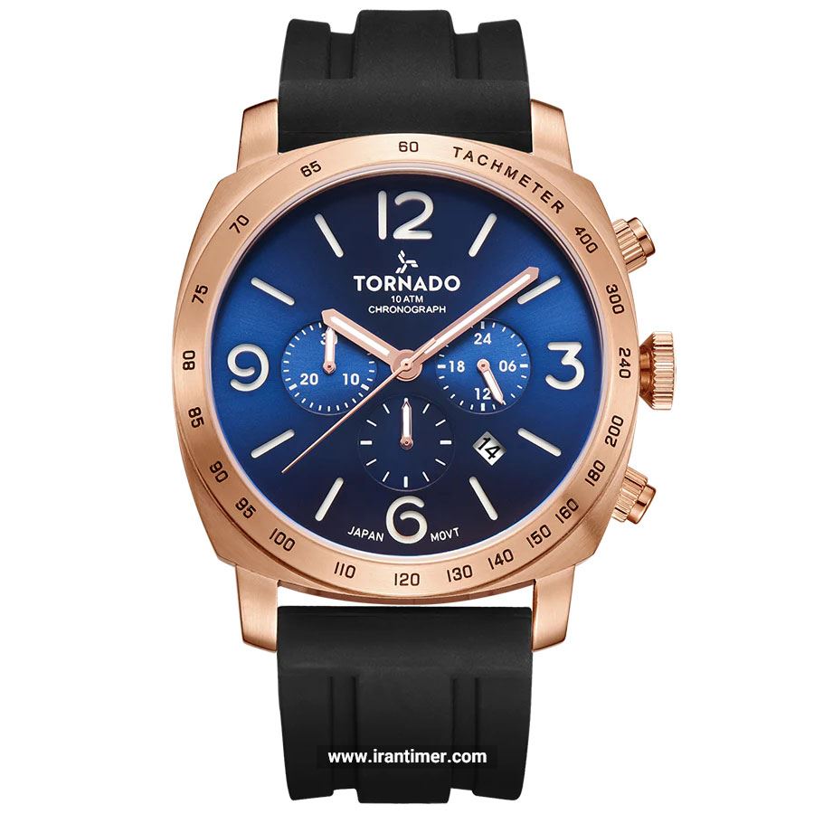 قیمت و خرید ساعت مچی مردانه تورنادو(Tornado) مدل T9102-KSBN اسپرت | اورجینال و اصلی