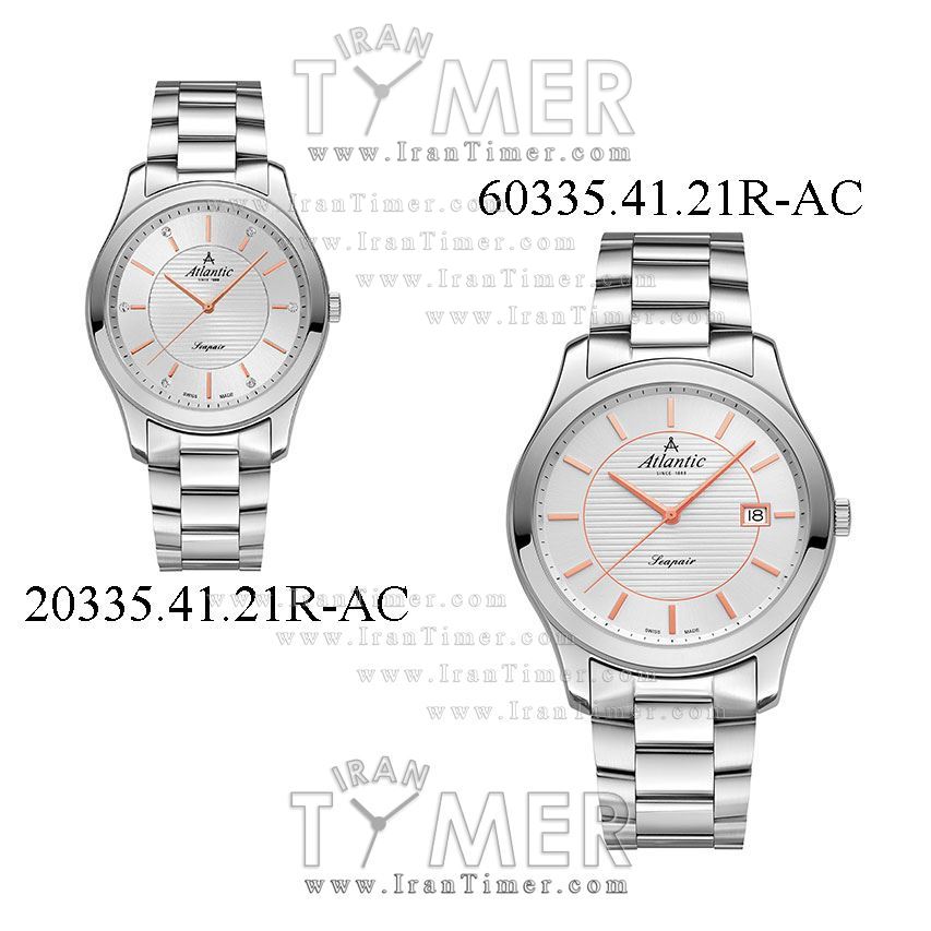 قیمت و خرید ساعت مچی مردانه آتلانتیک(ATLANTIC) مدل AC-60335.41.21R کلاسیک | اورجینال و اصلی