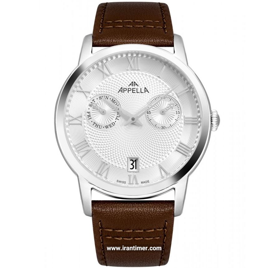قیمت و خرید ساعت مچی مردانه اپلا(APPELLA) مدل L70007.5B33QF کلاسیک | اورجینال و اصلی
