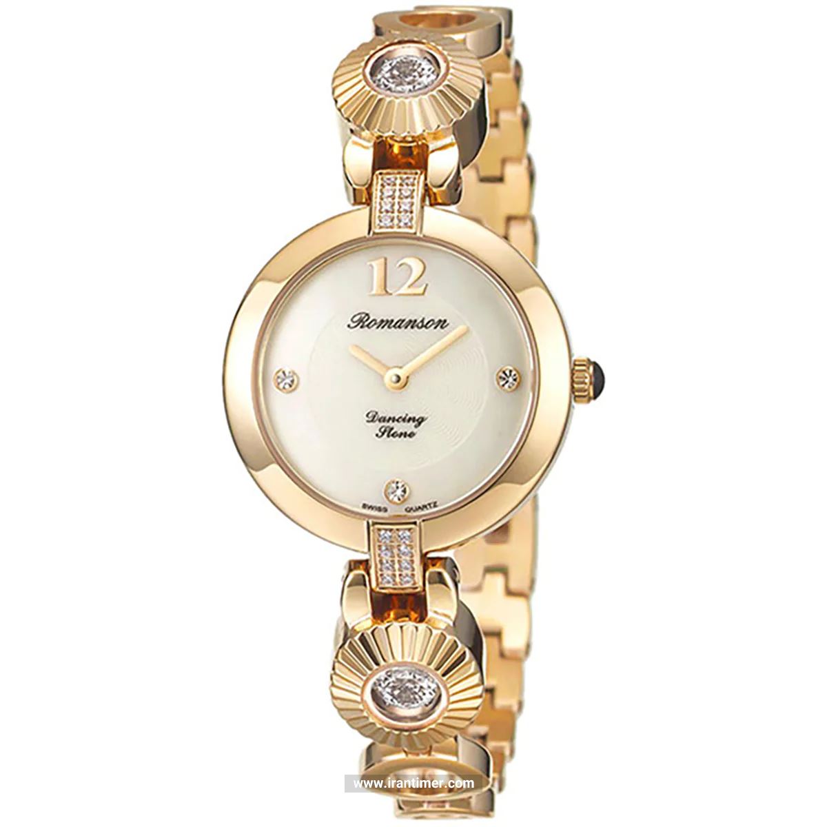 قیمت و خرید ساعت مچی زنانه رومانسون(ROMANSON) مدل RM8A05QLGGM1R1 فشن | اورجینال و اصلی