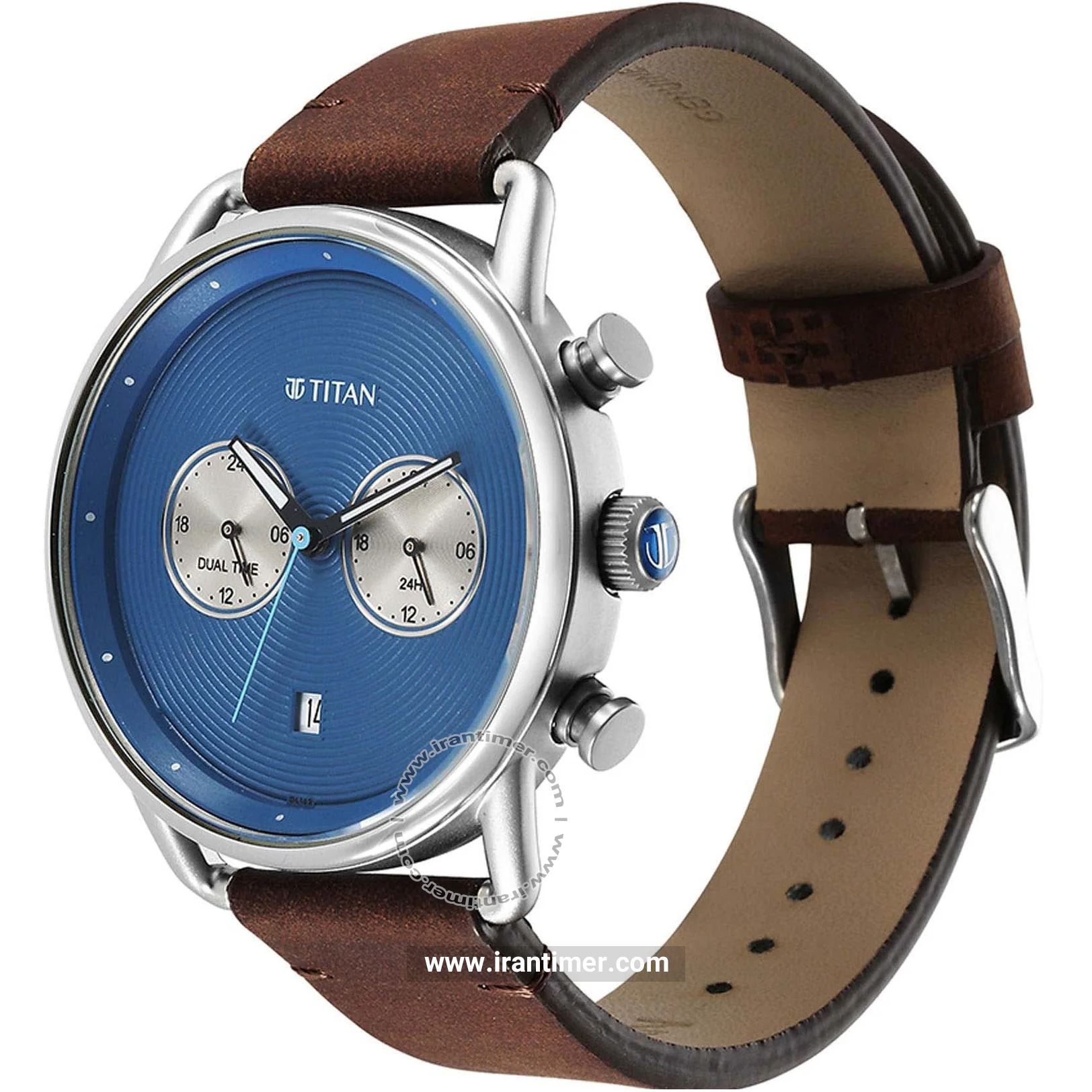 قیمت و خرید ساعت مچی مردانه تایتِن(TITAN) مدل T1860SL03 کلاسیک | اورجینال و اصلی