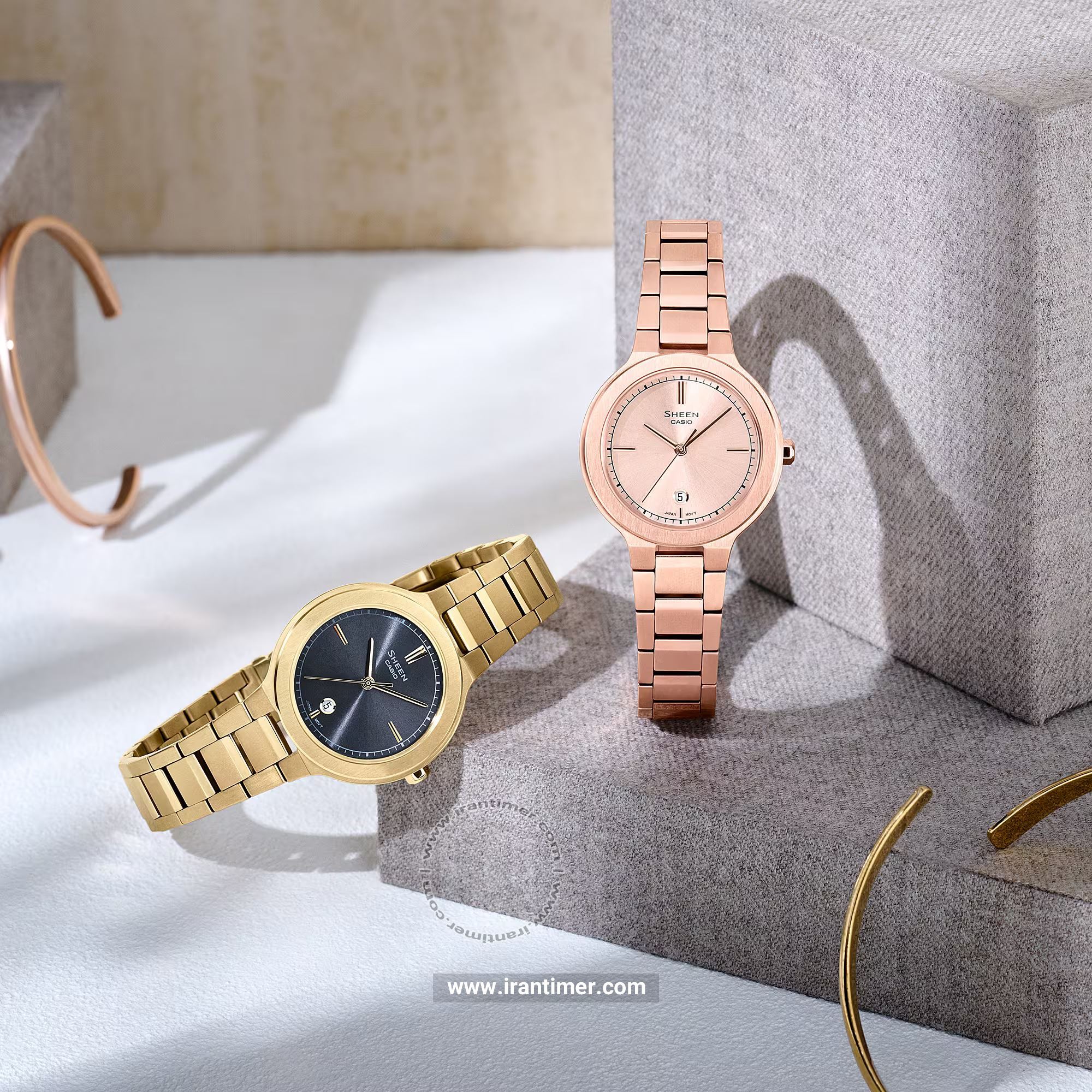 قیمت و خرید ساعت مچی زنانه کاسیو (CASIO) شین مدل SHE-4559PG-4A- کلاسیک | اورجینال و اصلی