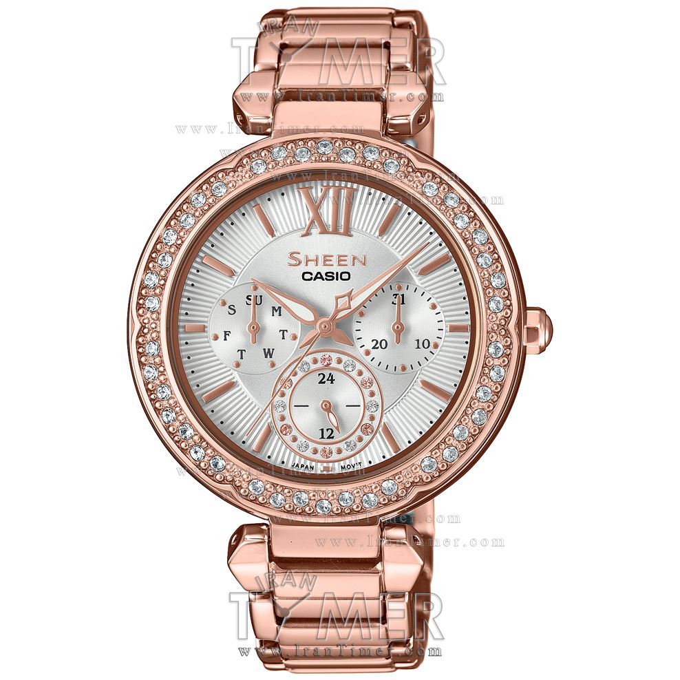 قیمت و خرید ساعت مچی زنانه کاسیو (CASIO) شین مدل SHE-3061PG-7AUDR فشن | اورجینال و اصلی