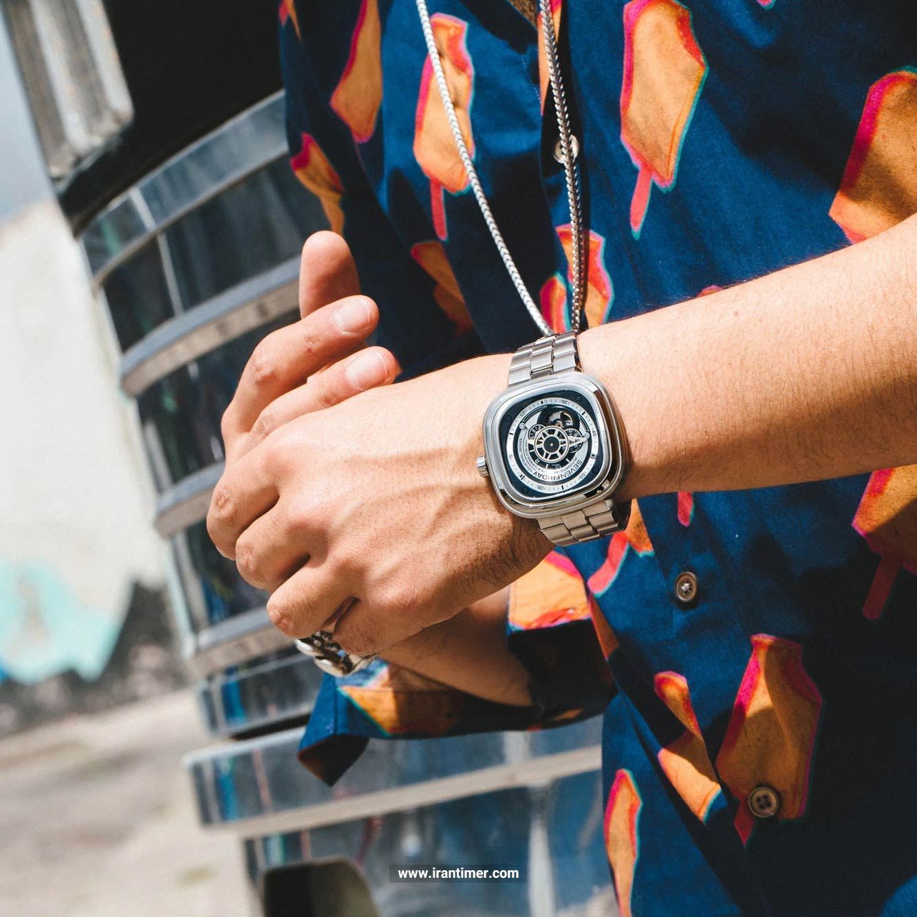 قیمت و خرید ساعت مچی مردانه سون فرایدی(SEVEN FRIDAY) مدل SF-P1B/01M کلاسیک | اورجینال و اصلی