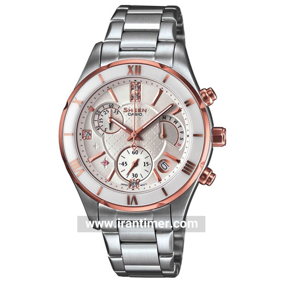 قیمت و خرید ساعت مچی زنانه کاسیو (CASIO) شین مدل SHE-5517SG-7ADR کلاسیک | اورجینال و اصلی