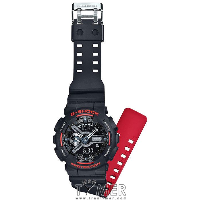 قیمت و خرید ساعت مچی مردانه کاسیو (CASIO) جی شاک مدل GA-110HR-1ADR اسپرت | اورجینال و اصلی