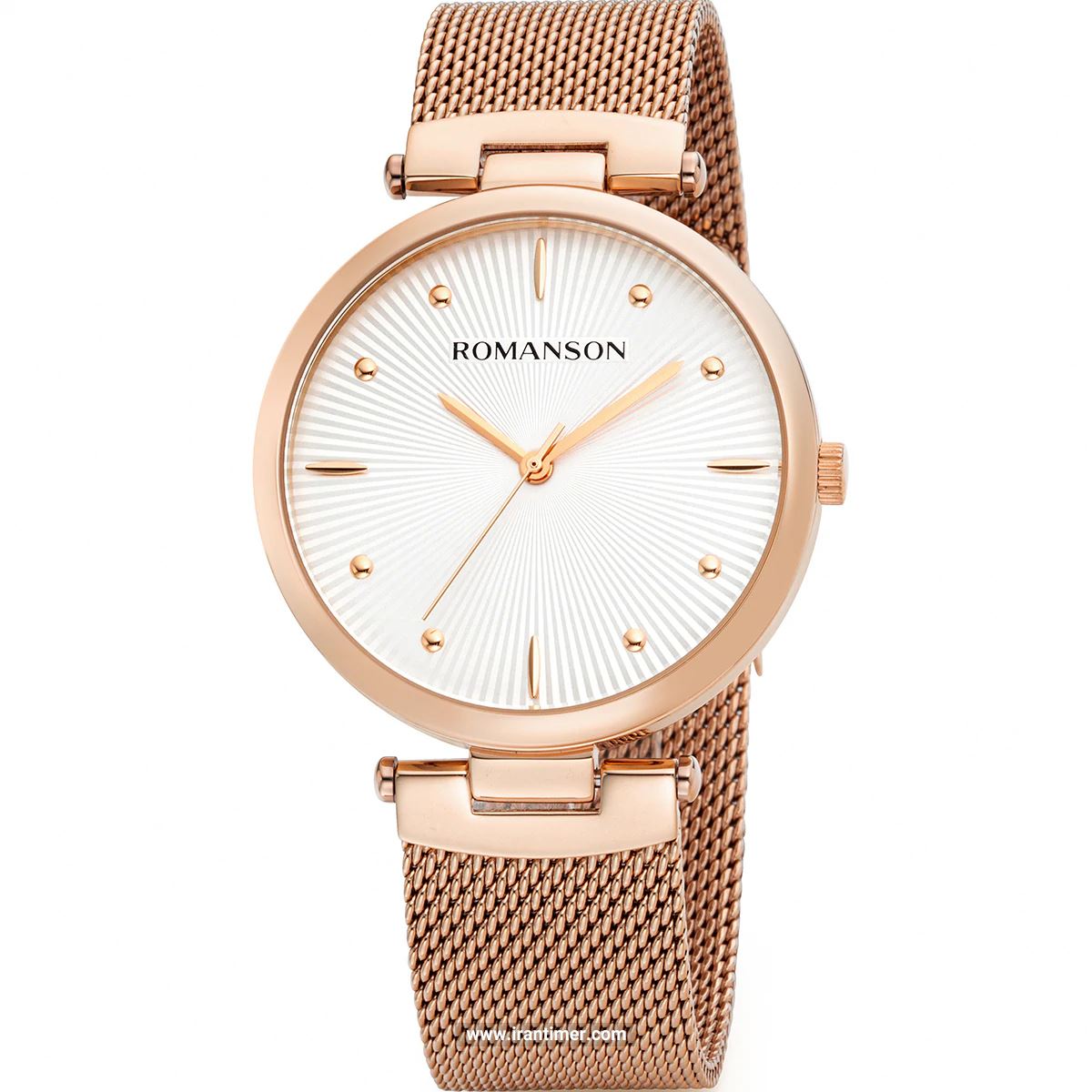 قیمت و خرید ساعت مچی زنانه رومانسون(ROMANSON) مدل RM0B12LLRRAS6R-W کلاسیک | اورجینال و اصلی