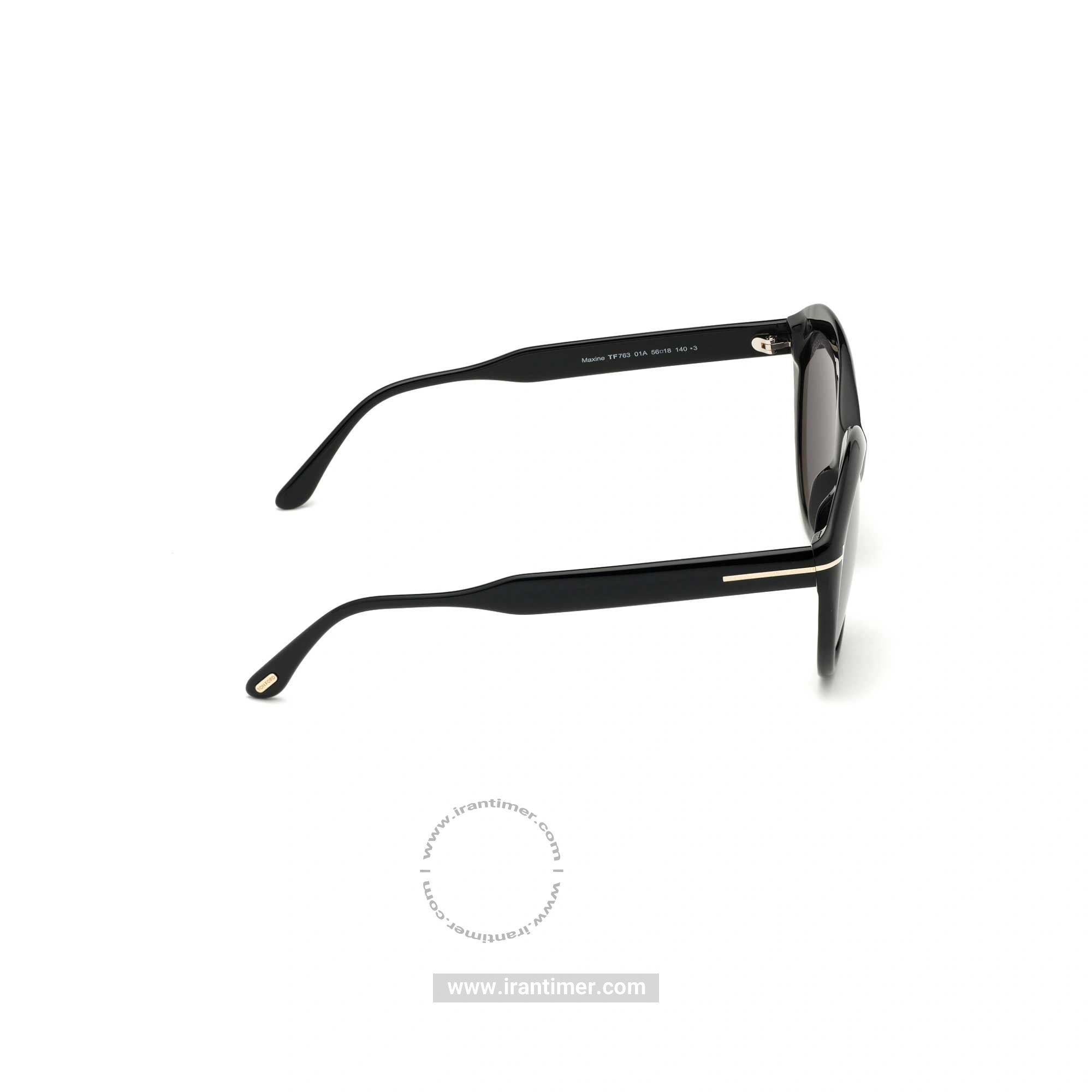 قیمت و خرید عینک آفتابی زنانه کلاسیک (TOM FORD) مدل FT 0763 01A 56 | اورجینال و اصلی