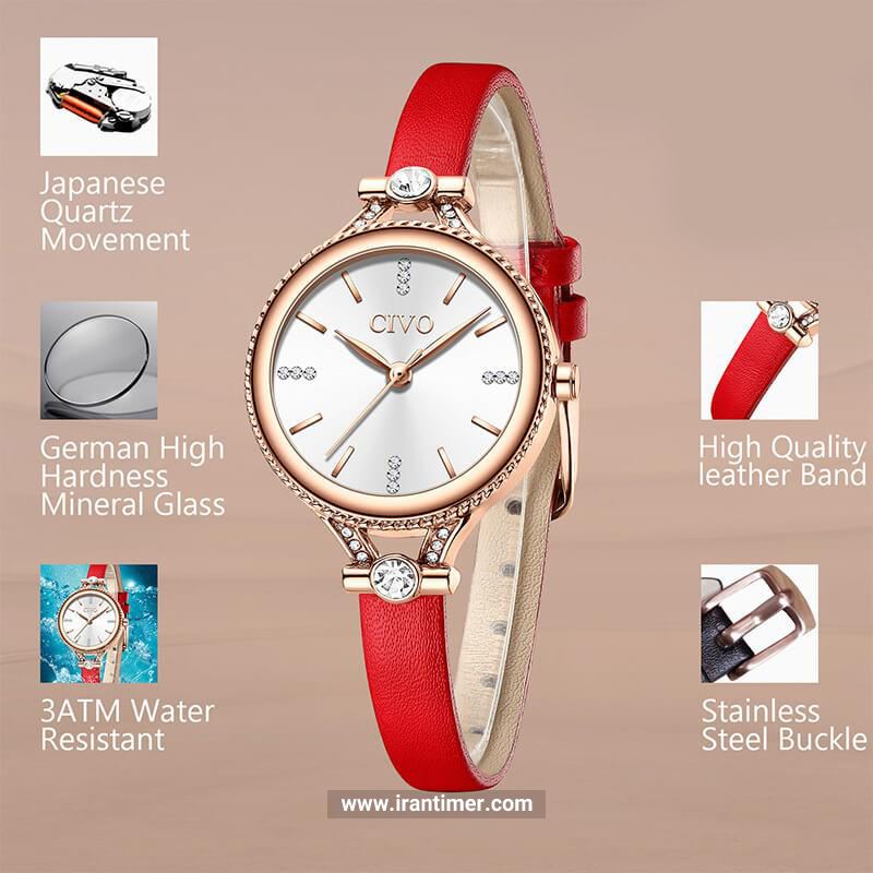 قیمت و خرید ساعت مچی زنانه سیوو(CIVO) مدل 1294112 فشن | اورجینال و اصلی