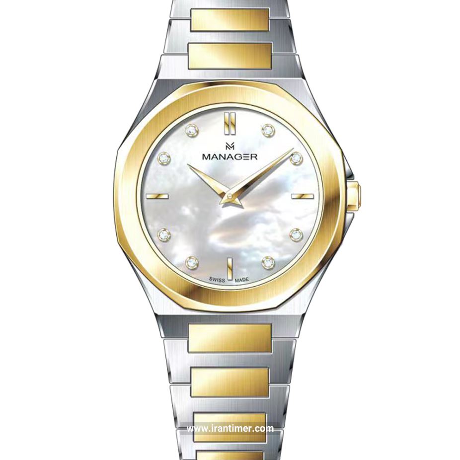 قیمت و خرید ساعت مچی زنانه منیجر(MANAGER) مدل MAN-RW-210-BGM کلاسیک | اورجینال و اصلی